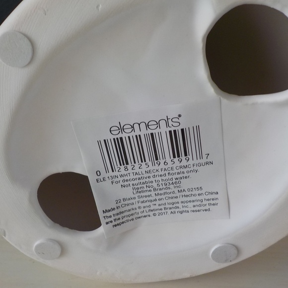 Tall Neck White Ceramic Head Statue - Picture 8 of 8